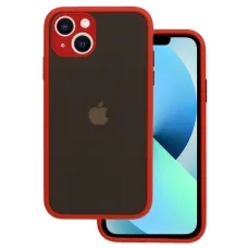 Vennus Color Button Bumper tok iPhone 13 Pro-hoz Piros