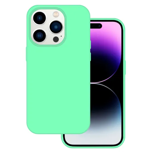 Tel Protect Silicone Premium tok iPhone 14 Pro mint