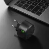 Hoco Shell hálózati töltő adapter 1xUSB QX 3.0 fekete - 2. kép