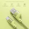 Remax Camaroon Type-C USB kábel fehér - 4. kép