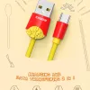 Remax Chips USB Type-C kábel sárga - 1. kép