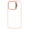 Tel Protect Kickstand tok + kameraüveg (lencse) iPhone 12 világos rózsaszín - 3. kép
