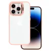 Tel Protect Kitámasztós tok + kameraüveg (lencse) iPhone 12 Pro Max világos rózsaszín tok - 0. kép