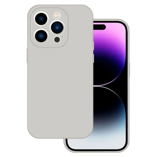 Tel Protect Szilikon Prémium tok iPhone 15 Pro titánium Tel Protect Szilikon Prémium tok iPhone 15 Pro titánium