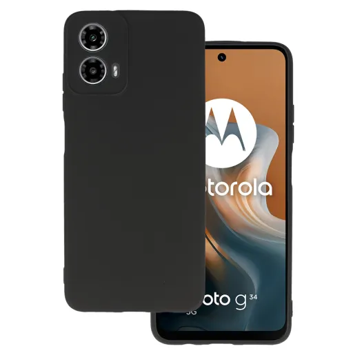 MATT hátlap tok MOTOROLA MOTO G34 5G fekete