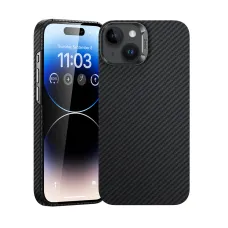 Benks Etui Magnetic Armor Air Kevlar Metal Frame 600D for iPhone 15 Plus fekete tok