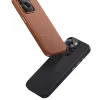 Benks Magnetic Leather tok iPhone 15 Pro Max fekete - 4. kép