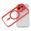 Akril színű Magsafe tok iPhone 11-hez piros - 2. kép