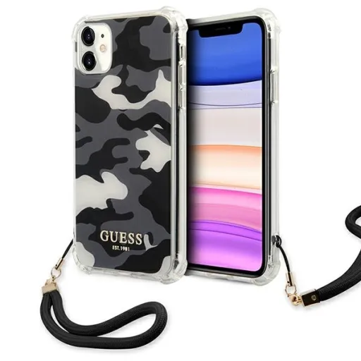 Original Case GUESS Camo GUHCN61KSARBK iPhone 11 tok Original Case GUESS Camo GUHCN61KSARBK iPhone 11 tok