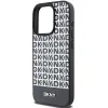 Original Case DKNY keménytok bőr nyomtatott mintával fém logóval MagSafe DKHMP15XPSOSPK iPhone 15 Pro Max fekete tok - 4. kép