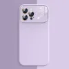 Soft Szilikon Lencsevédő Tok iPhone 11-hez, világoslila - 1. kép