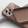 Soft szilikon lencse tok iPhone 11 barna tok - 0. kép