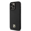 Original Case DKNY hardcase Leather Monogram Pattern Metal Logo MagSafe DKHMP15XPSHRPSK iPhone 15 Pro Max tok fekete - 0. kép