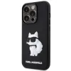 Eredeti Pouch KARL LAGERFELD hardcase Rubber Choupette 3D KLHCP14X3DRKHNK iPhone 14 Pro Max tok Fekete - 0. kép