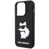 Eredeti Pouch KARL LAGERFELD hardcase Rubber Choupette 3D KLHCP14X3DRKHNK iPhone 14 Pro Max tok Fekete - 4. kép