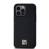 Original Case DKNY kemény tok bőrhatású fém logóval MagSafe DKHMP14LPSHRPSK iPhone 14 Pro fekete tok - 1. kép