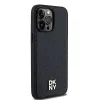 Original Case DKNY kemény tok bőrhatású fém logóval MagSafe DKHMP14LPSHRPSK iPhone 14 Pro fekete tok - 2. kép