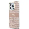 Eredeti DKNY keménytok IML Mono & Stripe MagSafe DKHMP14LHRHSEP iPhone 14 Pro pink tok, - 0. kép