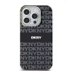 Eredeti DKNY keménytok IML Mono & Stripe MagSafe DKHMP14XHRHSEK iPhone 14 Pro Max-hoz fekete tok - 1. kép