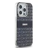 Eredeti DKNY keménytok IML Mono & Stripe MagSafe DKHMP14XHRHSEK iPhone 14 Pro Max-hoz fekete tok - 2. kép