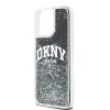 Eredeti DKNY hardcase Liquid Glitter Nagy Logó DKHCP14XLBNAEK iPhone 14 Pro Max fekete tok - 4. kép