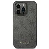 Original Case GUESS Hardcase 4G Metal Gold Logo GUHCP14XG4GFGR for iPhone 14 Pro Max Grey tok - 1. kép