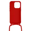 Strap Silicone Case for Iphone 14 Pro design 1 red - 1. kép