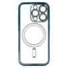 Metallic Magsafe tok for iPhone 14 Pro Max Blue - 3. kép