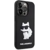 Original Pouch KARL LAGERFELD hardcase Rubber Choupette 3D KLHCP14L3DRKHNK tok iPhone 14 Pro készülékhez fekete - 2. kép