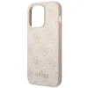 Original Case GUESS Hardcase 4G Metal Gold Logo GUHCP14LG4GFPI for iPhone 14 Pro Pink tok - 4. kép