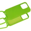 Strap szilikon tok az iPhone 14 Pro-hoz dizájn 1 zöld - 2. kép