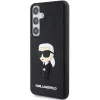 Eredeti Pouch KARL LAGERFELD kemény tok 3D Rubber Ikonik KLHCS24S3DRKINK Samsung Galaxy S24 fekete tok - 0. kép