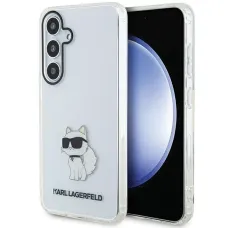 Samsung Galaxy S24 Original Pouch KARL LAGERFELD fliptok IML Choupette KLHCS24SHNCHTCT tok áttetsző