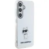 Samsung Galaxy S24 Original Pouch KARL LAGERFELD fliptok IML Choupette KLHCS24SHNCHTCT tok áttetsző - 2. kép