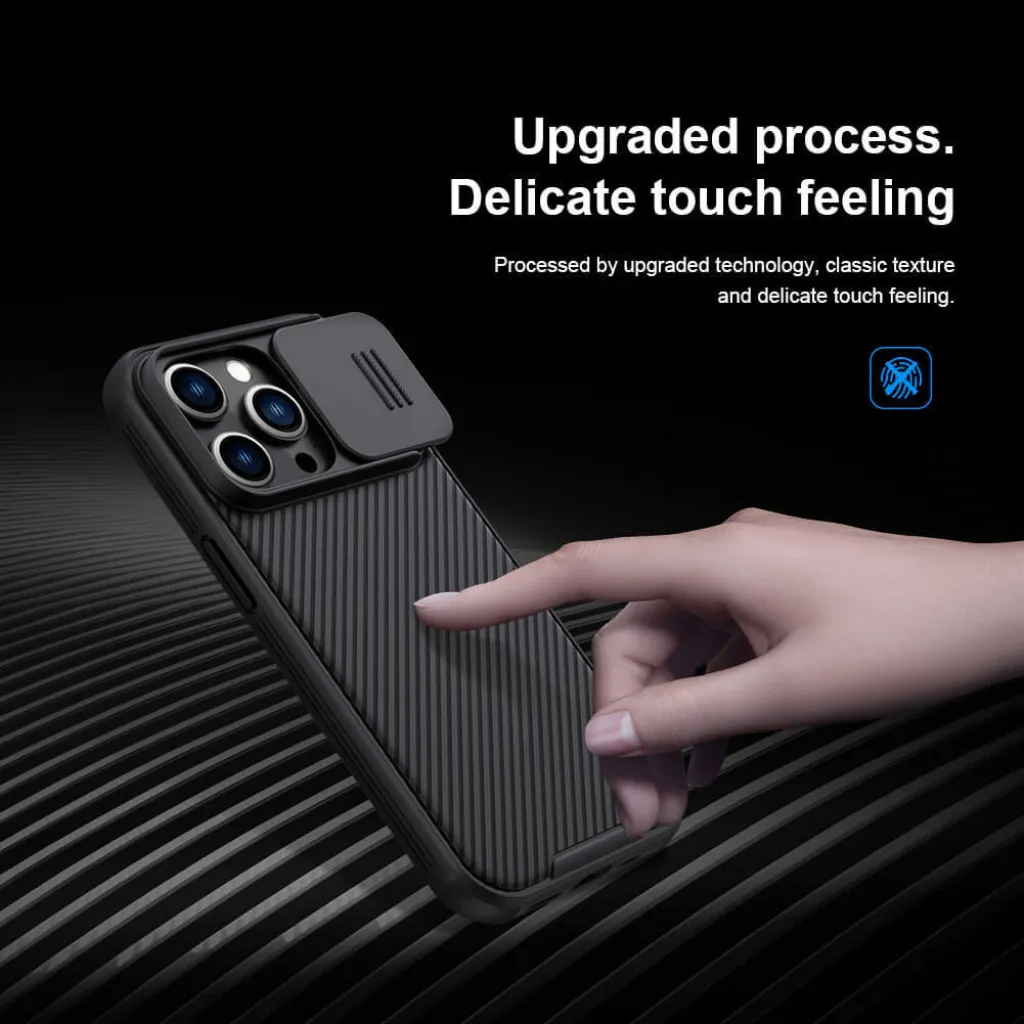 Nillkin CamShield Pro PC+TPU tok iPhone 14 Pro kék - 9