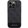 Original Case GUESS keménytok 4G Stripe Collection GUHCP15LG4GLGR iPhone 15 Pro-hoz szürke - 1. kép