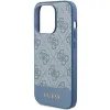 Original Case GUESS hardcase 4G Stripe Collection GUHCP15LG4GLBL for Iphone 15 Pro blue tok - 4. kép