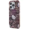 Eredeti Hello Kitty kemény tok graffiti IML Tags HKHCP14XHDGPTP iPhone 14 Pro Max rózsaszín tok - 0. kép