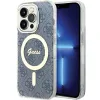 Original Case GUESS hardcase IML 4G MagSafe GUHMP15XH4STB for iPhone 15 Pro Max blue tok thumbnail