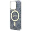 Original Case GUESS hardcase IML 4G MagSafe GUHMP15XH4STB for iPhone 15 Pro Max blue tok - 4. kép