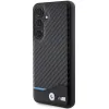 Original Case BMW Leather Carbon BMHCS24S22NBCK tok Samsung Galaxy S24 Black-hoz - 0. kép