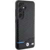 Original Case BMW Leather Carbon BMHCS24S22NBCK tok Samsung Galaxy S24 Black-hoz - 2. kép