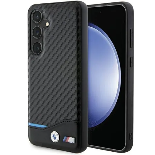 Original Case BMW Leather Carbon BMHCS24S22NBCK tok Samsung Galaxy S24 Black-hoz Original Case BMW Leather Carbon BMHCS24S22NBCK tok Samsung Galaxy S24 Black-hoz