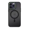Tel Protect Mágneses Carbon tok iPhone 14 fekete-zöld - 0. kép