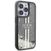 Original Case GUESS Liquid Glitter Gold Stripes GUHCP15LLFCSEGK iPhone 15 Pro tok fekete - 2. kép