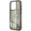 Original Case GUESS Liquid Glitter Gold Stripes GUHCP15LLFCSEGK iPhone 15 Pro tok fekete - 4. kép