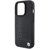 Original Case BMW Leather Hot Stamp BMHCP15LSLLBK iPhone 15 Pro tok fekete - 4. kép