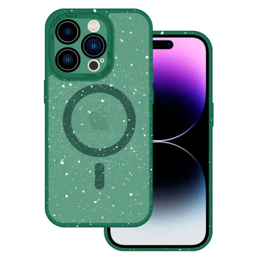 Tel Protect Magnetic Splash Frosted tok iPhone 15 Pro Max zöld