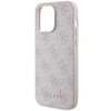 Original Case GUESS Hardcase 4G Metal Gold Logo GUHCP15XG4GFPI tok iPhone 15 Pro Max-hoz Pink - 4. kép