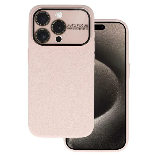 Tel Protect Lichi Soft Case tok iPhone 15 Pro Max beige Tel Protect Lichi Soft Case tok iPhone 15 Pro Max beige